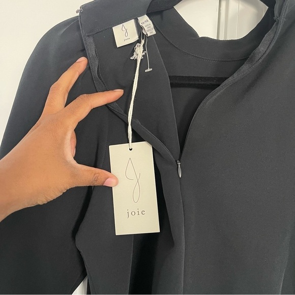 NWT Joie Black Long Sleeve Bodysuit - Picture 5 of 6